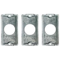 3 Placa Condulete 3/4 Alumínio Sieg Para Tomada Redonda 3 Placa Condulete 3/4 Alumínio Sieg Para Tomada Redonda
