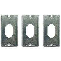 3 Placa Condulete Alumínio 3/4 1 Tomada Padrão Pb Sieg