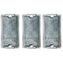 3 Placa de Condulete Sieg Cega Medida 3/4 em Alumínio