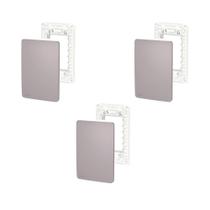 3 Placa/Espelho Axis Grey 4x2 S730100224 Orion Schneider