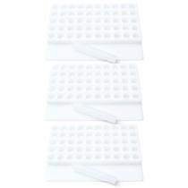 3 Placa Porcionadora de Doces Brigadeiro 13g 50 Furos Oferta