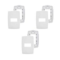 3 Placas Espelhos 4x2 1 Mód. Branca Legrand Pial Plus 618505 3 Placas Espelhos 4x2 1 Mód. Branca Legrand Pial Plus 618505