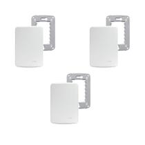 3 Placas Espelhos 4x2 Cega Branca Schneider Miluz S3B77100 3 Placas Espelhos 4x2 Cega Branca Schneider Miluz S3B77100