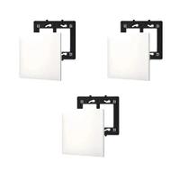 3 Placas Espelhos 4x4 Cegas Brancas Legrand Pial Plus+ 618510BC