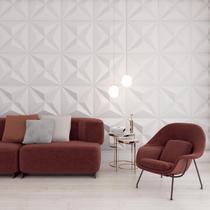 3 Placas Revestimento 3D 50x 50cm Kit Parede Teto Estrelar Casa Sala Cozinha Alto Relevo Realista Lavabo Moderno