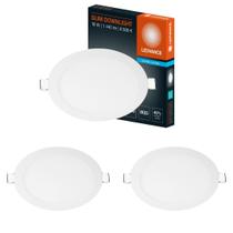 3 Plafons Led De Embutir Redondo Biv 18w 6500k Ledvance