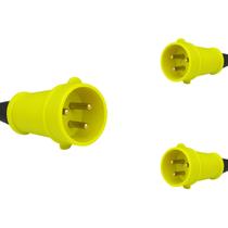 3 Plug Industrial 32A Steck Linha Brasikon 2P+T 100/130V