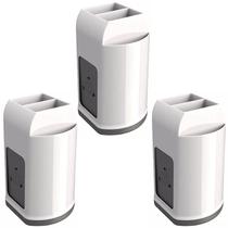 3 Porta Canudos Bar Restaurantes Saches Guardanapo Branco