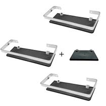 3 Portas Shampoos 10x25 + 1 Saboneteira 10x12 Fumê 3 Portas Shampoos 10x25 + 1 Saboneteira 10x12 Fumê