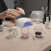 3 Pote Dappen Vidro Transparente Odontológico Laboratório Se