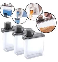 3 Pote Hermético Dispenser Bico Dosador Cereais Grãos Ração 3 Pote Hermético Dispenser Bico Dosador Cereais Grãos Ração