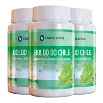 3 Potes Boldo do Chile Puro 500mg Kit 360 Cáps 3 Potes Boldo do Chile Puro 500mg Kit 360 Cáps