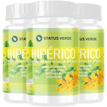 3 Potes Hipérico Puro Kit 360 Cáps de 500mg