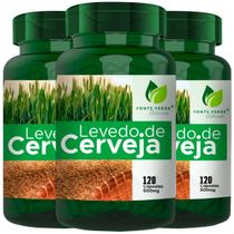 3 Potes Levedo de Cerveja Kit 360 Cápsulas - Fonte Verde 3 Potes Levedo de Cerveja Kit 360 Cápsulas - Fonte Verde