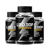 3 Potes Lipo Top Original 60 Cápsulas
