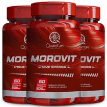 3 Potes Morovit Laranja Moro Kit 180 Cápsulas - Quantum