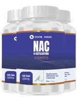 3 Potes Nac Concentrado Kit 360 Caps