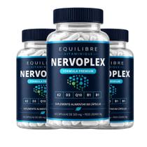 3 Potes NervoPlex Original 60 Cápsulas 3 Potes NervoPlex Original 60 Cápsulas