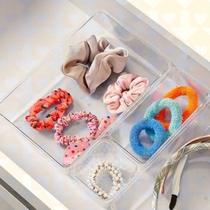 3 Potes Organizador Quadrado Ideal P/ Geladeira Mesas Escritorio