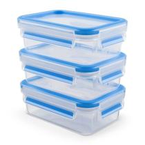 3 Potes Plásticos Clipclose 550ml Emsa 3 Potes Plásticos Clipclose 550ml Emsa