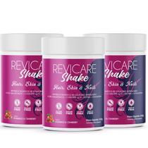 3 Potes Revicare: Peptídeos de Colágeno + Hialurônico + Q10 3 Potes Revicare: Peptídeos de Colágeno + Hialurônico + Q10