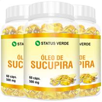3 Potes Sucupira em Óleo Kit 180 Cáps