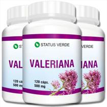 3 Potes Valeriana Pura Natural Kit 360 Cáps