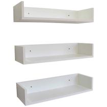 3 Prateleiras para Livros 60x20x11,5cm