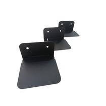 3 Prateleiras Suportes Estante Invisível Para Livros Preto Apoio Lateral Bibliocanto Parede Metal Decoração 3 Prateleiras Suportes Estante Invisível Para Livros Preto Apoio Lateral Bibliocanto Parede Metal Decoração