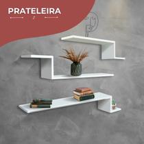 3 Prateleiras Z Suspensa Para Quarto Sala Decorativa - KELAN