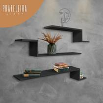 3 Prateleiras Z Suspensa Para Quarto Sala Decorativa