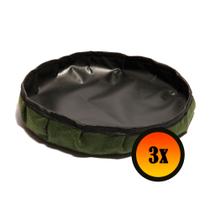 3 Pratos Nº 9 Para Vasos De Plantas Feltro Decoração Moderno