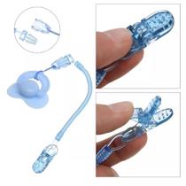 3 Prendedor De Chupeta Com Mola Bico Bebê Universal Kit Baby