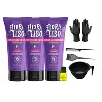 3 Progressiva De Chuveiro Hidraliso Alisante Orgânico 200 Ml