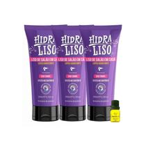 3 Progressiva No Chuveiro HidraLiso Alisante De Cabelo 200ml
