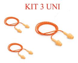 3 Protetor Auricular Tiro Esportivo Silicone Pomp Plus 3m