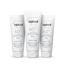 3 Protetor Solar Facial Episol Sec Oc Fps60 60G - Mantecorp Skincare