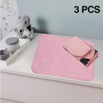 3 Protetores de Colchão 70x50 Absorventes Laváveis Rosa para Desfralde - Vila Flor 3 Protetores de Colchão 70x50 Absorventes Laváveis Rosa para Desfralde - Vila Flor