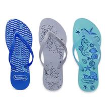 3 Prs Chinelo Feminino Sandália Dedo Rasteira Estampado K36 3 Prs Chinelo Feminino Sandália Dedo Rasteira Estampado K36