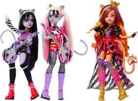 3 Pulseiras Monster High The Hissfits com Listras - Toralei