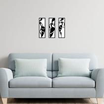 3 quadros alto relevo sala decorativo dança 32x31cm 3 quadros alto relevo sala decorativo dança 32x31cm