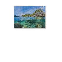 3 Quebra-Cabeças Educativo Lindos Mares Inclusivo 60 Peças