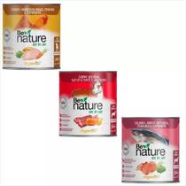 3 Rações Úmidas Day By Day Frango Carne Salmão 300g 3 Rações Úmidas Day By Day Frango Carne Salmão 300g