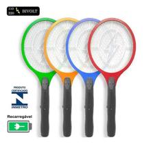 3 Raquetes Elétrica Mata Mosquito Pernilongo Muriçoca Bivolt