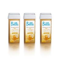 3 Refil Cera Depilatória Mel 100g - Depil Bella