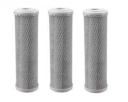 3 Refil Filtro Carvão Ativado Carbon Block 9.3/4 Encaixe