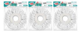 3 Refil Mop Giratório Fit Flashlimp Microfibra Alta Absorção 3 Refil Mop Giratório Fit Flashlimp Microfibra Alta Absorção
