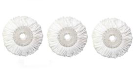 3 Refil MOP Giratório Multimarcas Esfregão Limpeza Prática 3 Refil MOP Giratório Multimarcas Esfregão Limpeza Prática