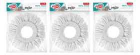 3 Refil para Mop Giratório Fit Flash Limp Microfibra Lavável 3 Refil para Mop Giratório Fit Flash Limp Microfibra Lavável