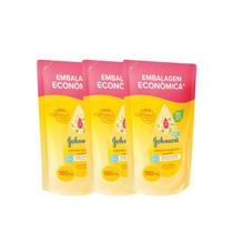 3 Refil Sabonete Líquido Glicerina Camomila 180ml Johnson's 3 Refil Sabonete Líquido Glicerina Camomila 180ml Johnson's